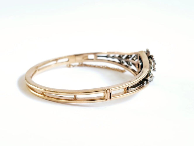Bracelet Belle Époque - Bracelet en or jaune 18 carats et diamants 58 Facettes SAN20252312 - 25