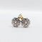 Boucles d'oreilles Dormeuses marguerite - Boucles d'oreilles en or 18K et diamants 58 Facettes A07497