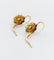 Boucles d'oreilles Dormeuses marguerite - Boucles d'oreilles en or 18K et diamants 58 Facettes A07497