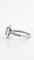 Bague 48 Bague halo en or gris 18K et diamants 58 Facettes LP1919/ANNNB
