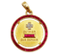 Pendentif Augis - Pendentif médaille d'amour en or 18k, diamant et rubis 58 Facettes A07500