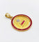 Pendentif Augis - Pendentif médaille d'amour en or 18k, diamant et rubis 58 Facettes A07500