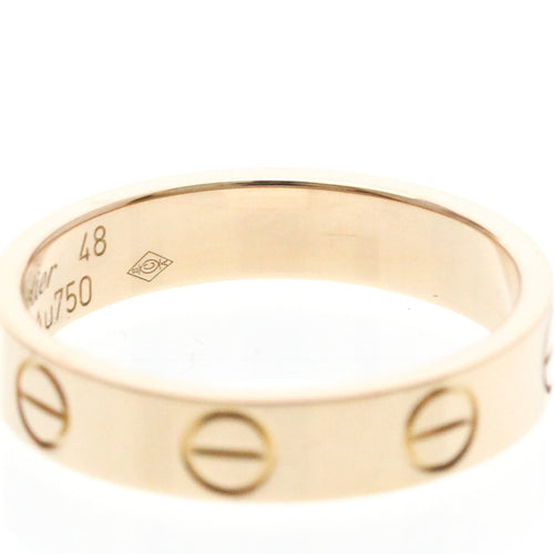 Bague 48 Cartier Love - Alliance en or rose 58 Facettes leb4lhg1au