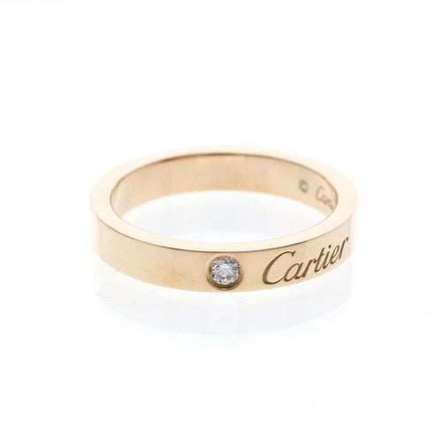 Bague 47 Cartier C de Cartier - Bague en or rose et diamant 58 Facettes tzw7uu5qgu