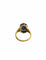 Bague 53.5 Bague Art déco en or jaune et blanc 18K, saphir et diamants 58 Facettes bag-artdeco.2208