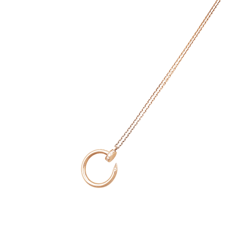 Collier Cartier Juste un Clou - Collier en or rose et diamants 58 Facettes 35781