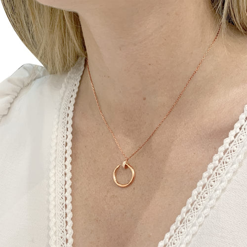 Collier Cartier Juste un Clou - Collier en or rose et diamants 58 Facettes 35781
