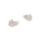 Boucles d'oreilles Boucles d'oreilles feuilles en or jaune et blanc avec diamants 58 Facettes 35765