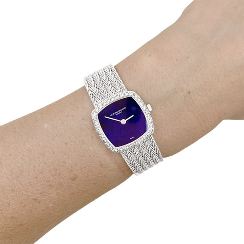Montre Vacheron Constantin - Montre femme en or blanc et diamants 58 Facettes 35746