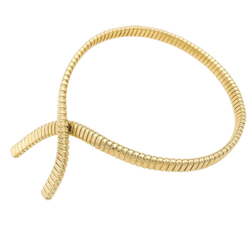 Collier Tubogas - Collier croisé en or jaune 58 Facettes 35777