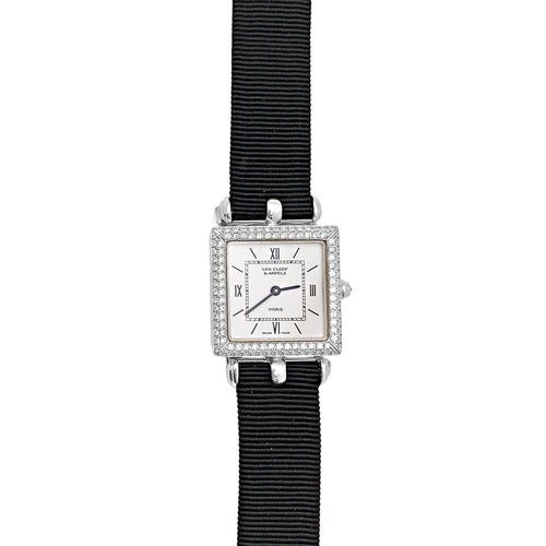 Montre Van Cleef & Arpels Classique - Montre en or blanc et diamants 58 Facettes 35619