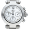 Montre Bulgari Pasha - Montre chronographe en acier 58 Facettes MT45913