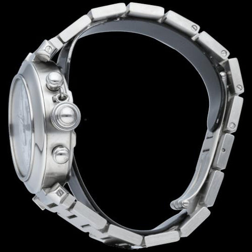 Montre Bulgari Pasha - Montre chronographe en acier 58 Facettes MT45913