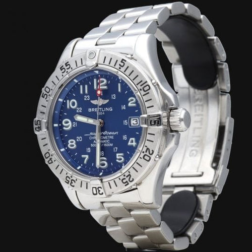 Montre Breitling Superocean 5000Ft - Montre chronomètre automatique en acier 58 Facettes MT46170