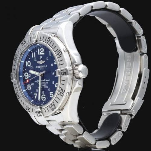 Montre Breitling Superocean 5000Ft - Montre chronomètre automatique en acier 58 Facettes MT46170