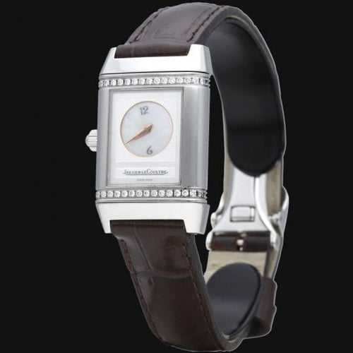 Montre Jaeger-LeCoultre Reverso Duetto - Montre en acier 58 Facettes MT46981