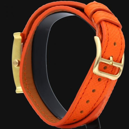 Montre Hermès Heure H - Montre en plaqué or 58 Facettes MT47106