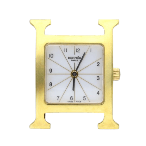 Montre Hermès Heure H - Montre femme plaqué or 58 Facettes MT47118