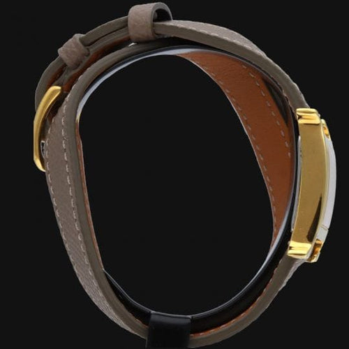 Montre Hermès Heure H - Montre femme plaqué or 58 Facettes MT47109