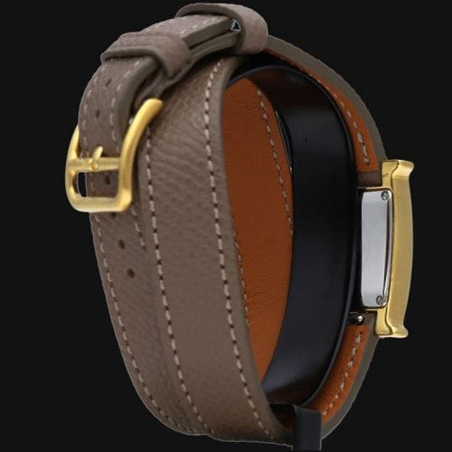 Montre Hermès Heure H - Montre femme plaqué or 58 Facettes MT47109