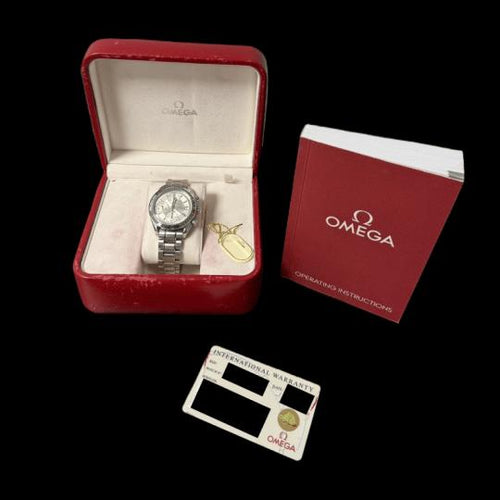 Montre Omega Speedmaster - Montre chronographe automatique en acier 58 Facettes MT46640
