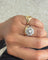 Bague 50 Marguerite - Bague Art déco en or blanc et diamants 58 Facettes aadada