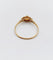 Bague 59 Bague marguerite antique en or 18k, turquoises et perles 58 Facettes A07504