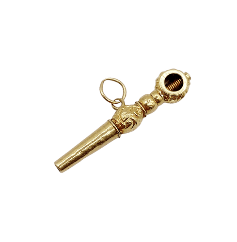 Montre Pendentif clé de montre antique en or 18k 58 Facettes A07508