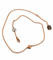 Collier Pomellato Lasso Sabbia - Collier en or rose et diamants 58 Facettes Psl