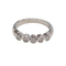 Bague 54 Bague en or blanc 18 carats et diamants 58 Facettes S255