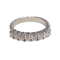 Bague 50 Bague demi-alliance en or blanc et diamants 58 Facettes S89