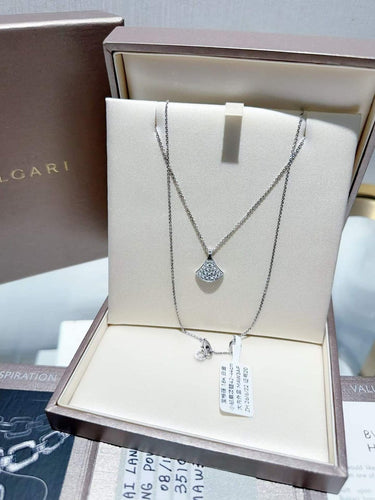Collier Bvlgari Diva's Dream - Collier en or blanc et diamants 58 Facettes jnci126