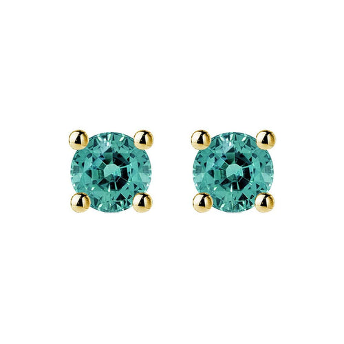 Boucles d'oreilles Single Tulip - Boucles d'oreilles en or 18K et tourmalines turquoise 58 Facettes GER1335TQ