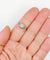 Bague 56 Bague tank Art déco en platine et diamants 58 Facettes A07516