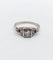 Bague 56 Bague tank Art déco en platine et diamants 58 Facettes A07516
