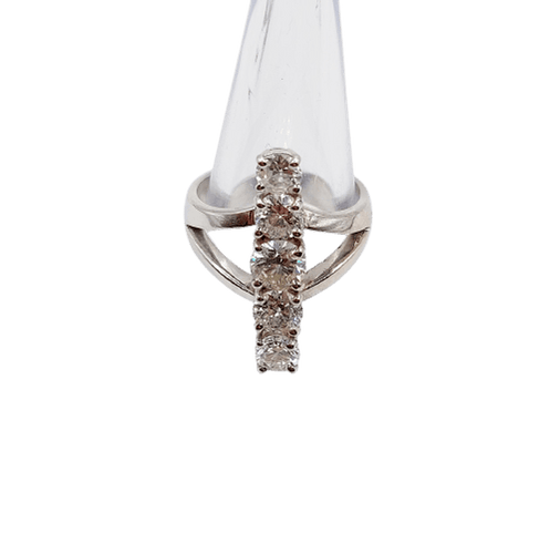 Bague 52.5 Bague marquise vintage en or blanc 18k et diamants 58 Facettes A07520