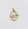 Pendentif Pendentif éléphant antique en or 18k et émail blanc 58 Facettes A07521