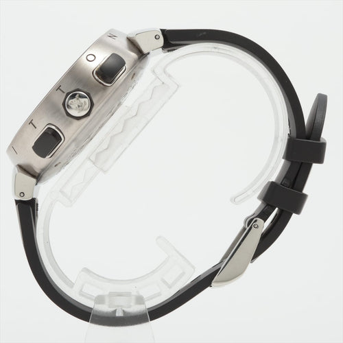 Montre Louis Vuitton Tambour - Montre en acier inoxydable 58 Facettes 1