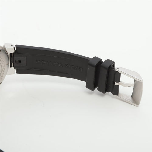 Montre Louis Vuitton Tambour - Montre en acier inoxydable 58 Facettes 1