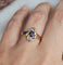 Bague 52 Bague saphir en or jaune et diamants 58 Facettes 746