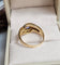 Bague 51 Bague en or jaune avec saphir et diamants 58 Facettes 741