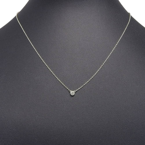 Collier Tiffany & Co. Elsa Peretti - Collier en argent et diamant 58 Facettes bmaeezf9j4