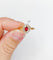 Bague 54 Bague marquise antique en or rose 18k, pierre rouge et diamants 58 Facettes A07524