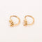 Boucles d'oreilles Boucles d'oreilles dormeuses en or jaune, perles de culture et diamant 58 Facettes LMB-244