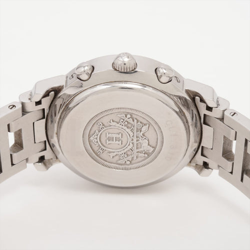 Montre Hermès Clipper - Montre chronographe en acier 58 Facettes 1