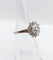 Bague 52 Bague marguerite Art déco en or blanc 18k et platine avec diamants 58 Facettes A07525