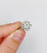 Bague 52 Bague marguerite Art déco en or blanc 18k et platine avec diamants 58 Facettes A07525