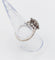 Bague 52 Bague marguerite Art déco en or blanc 18k et platine avec diamants 58 Facettes A07525