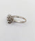Bague 52 Bague marguerite Art déco en or blanc 18k et platine avec diamants 58 Facettes A07525