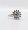 Bague 52 Bague marguerite Art déco en or blanc 18k et platine avec diamants 58 Facettes A07525